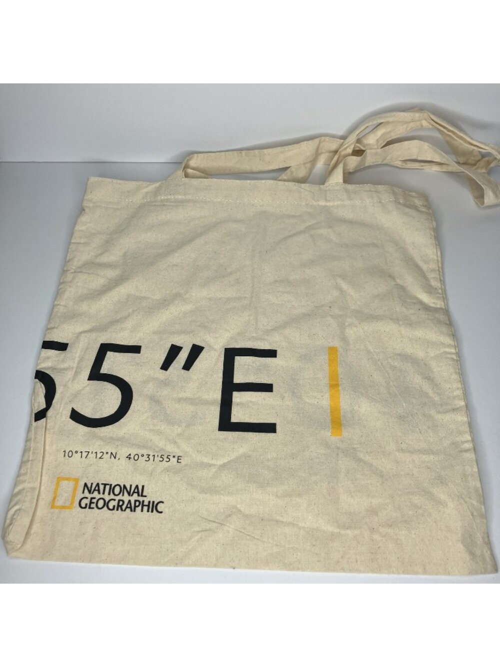 National Geographic Canvas Tote Bag Coordinates Migration Out of Eden Travel